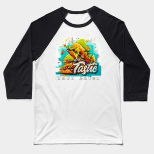 MeSoTastie #0001 Taco Eater Baseball T-Shirt